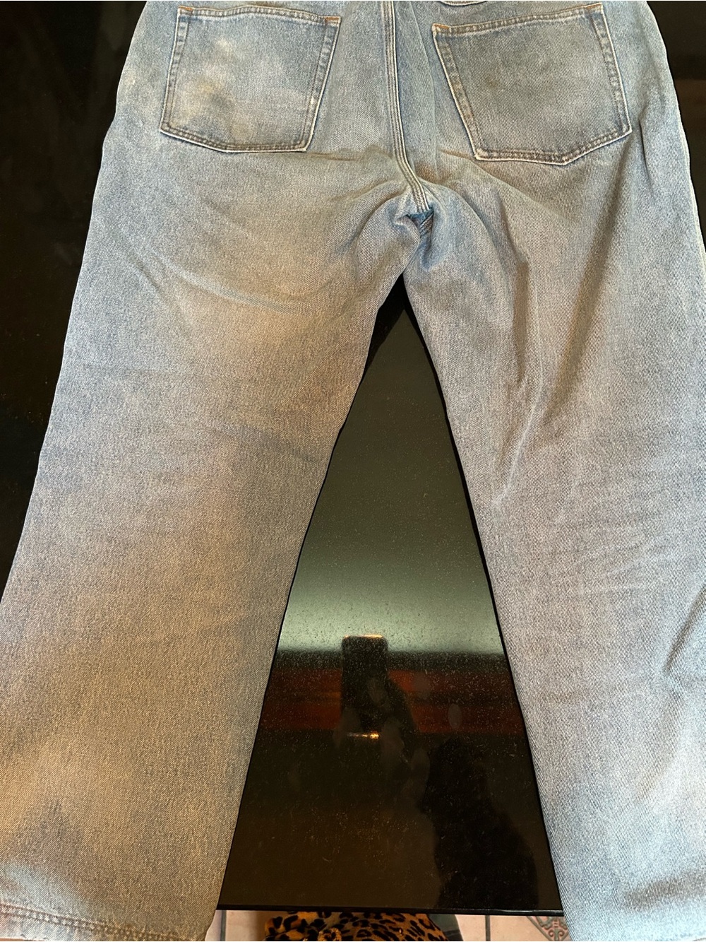 Duluth Trading Co. Men's Relaxed Light Blue Jeans